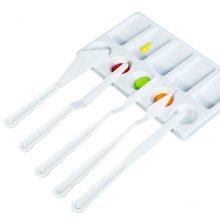 Plastic scraper palette set oil painting scraper gouache oil painting tool set of 6 pieces